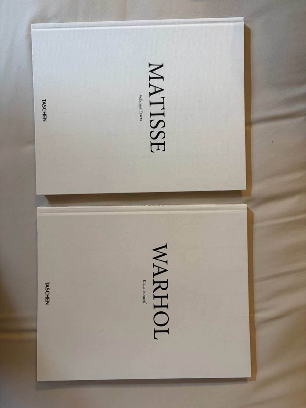 TASCHEN Cream Art Book Set — Warhol & Matisse